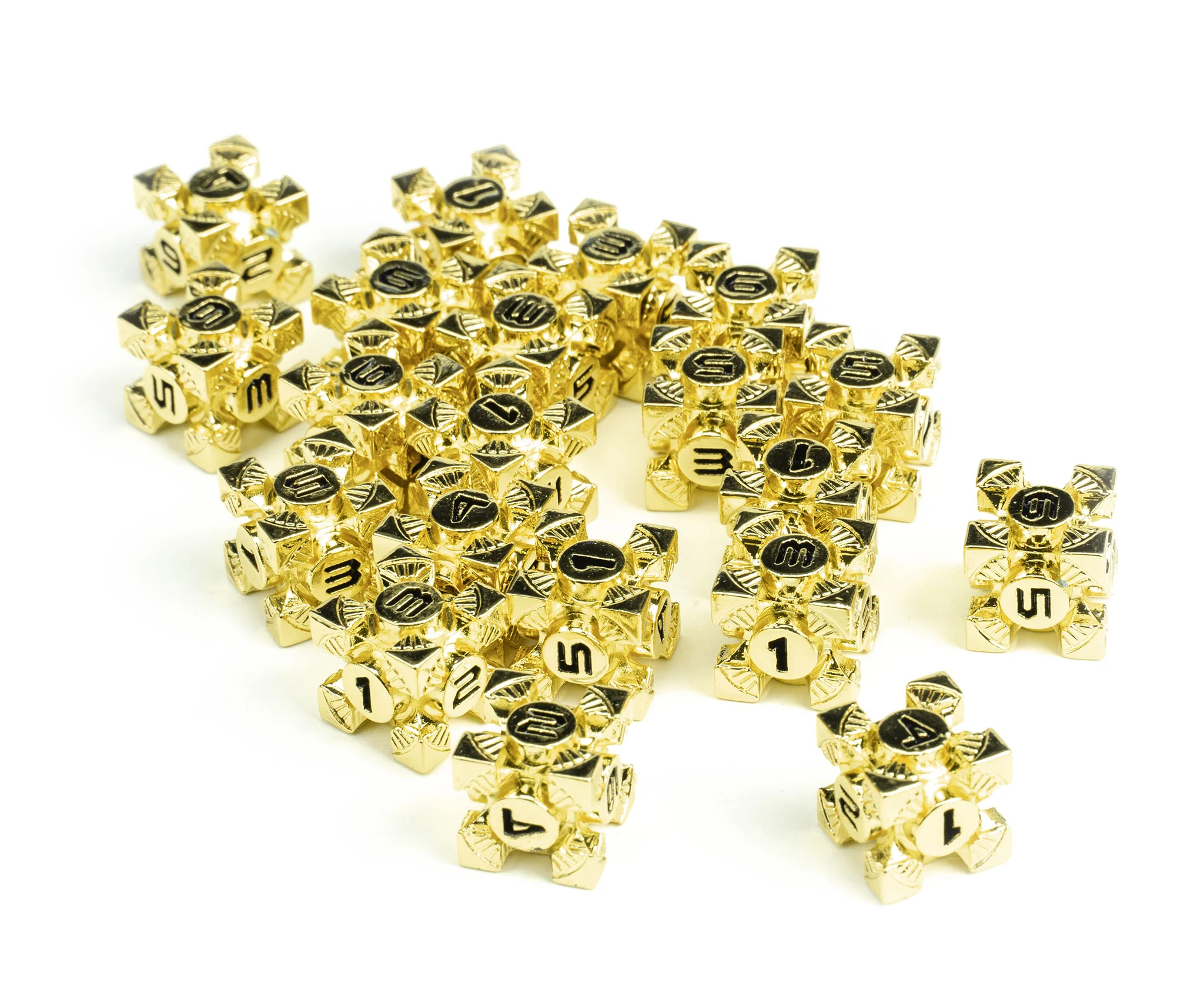 Arc Metal 12mm D6 Dice (10 Pack) - Image 4