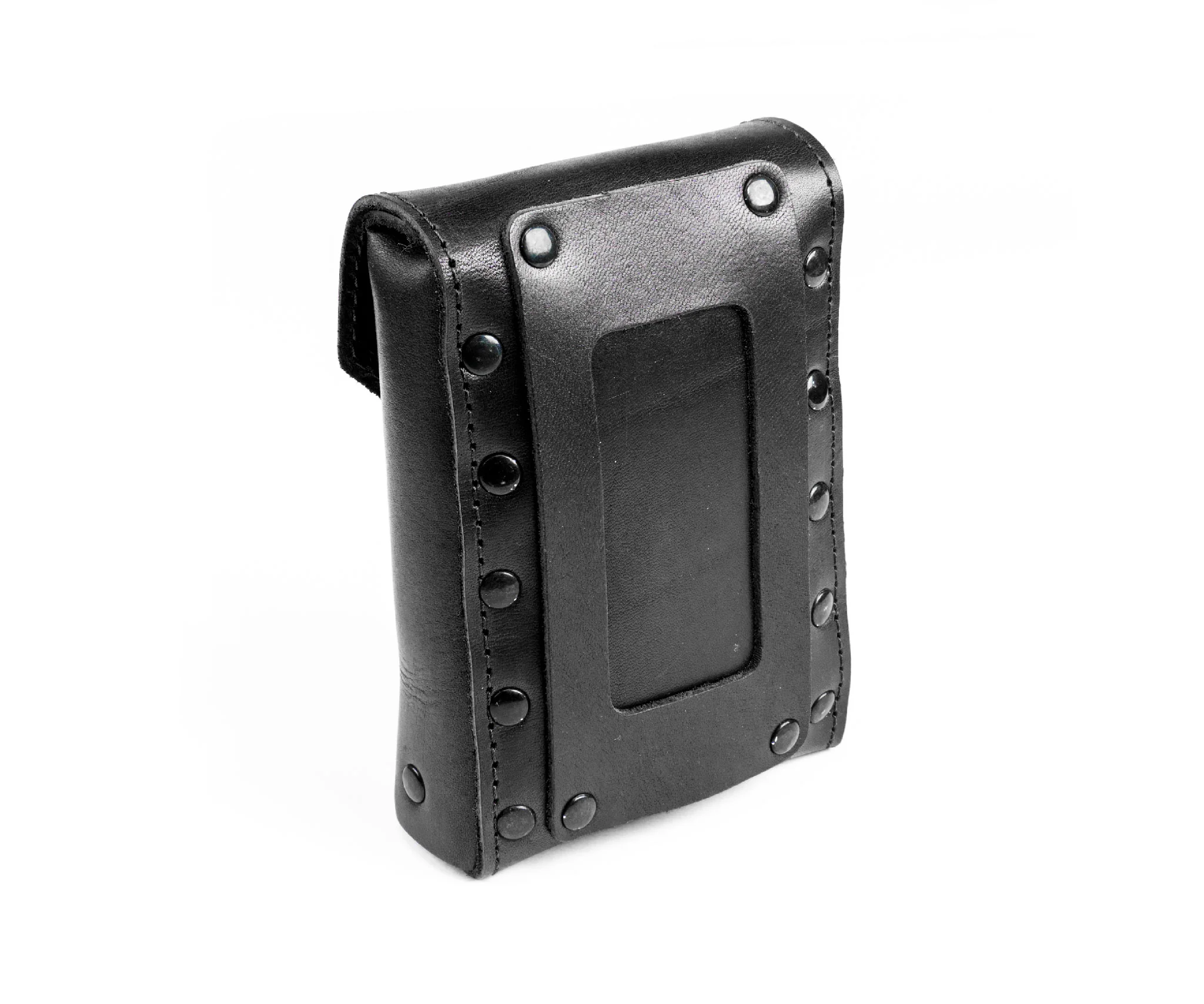 Double Belt Leather Pouch - Image 4