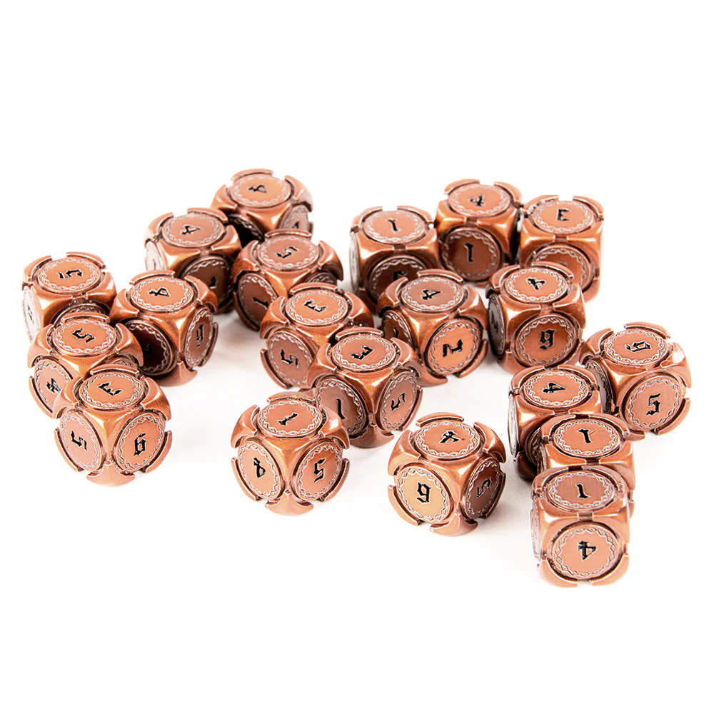 Fantasy Metal 12mm D6 Dice (10 Pack) - Image 3
