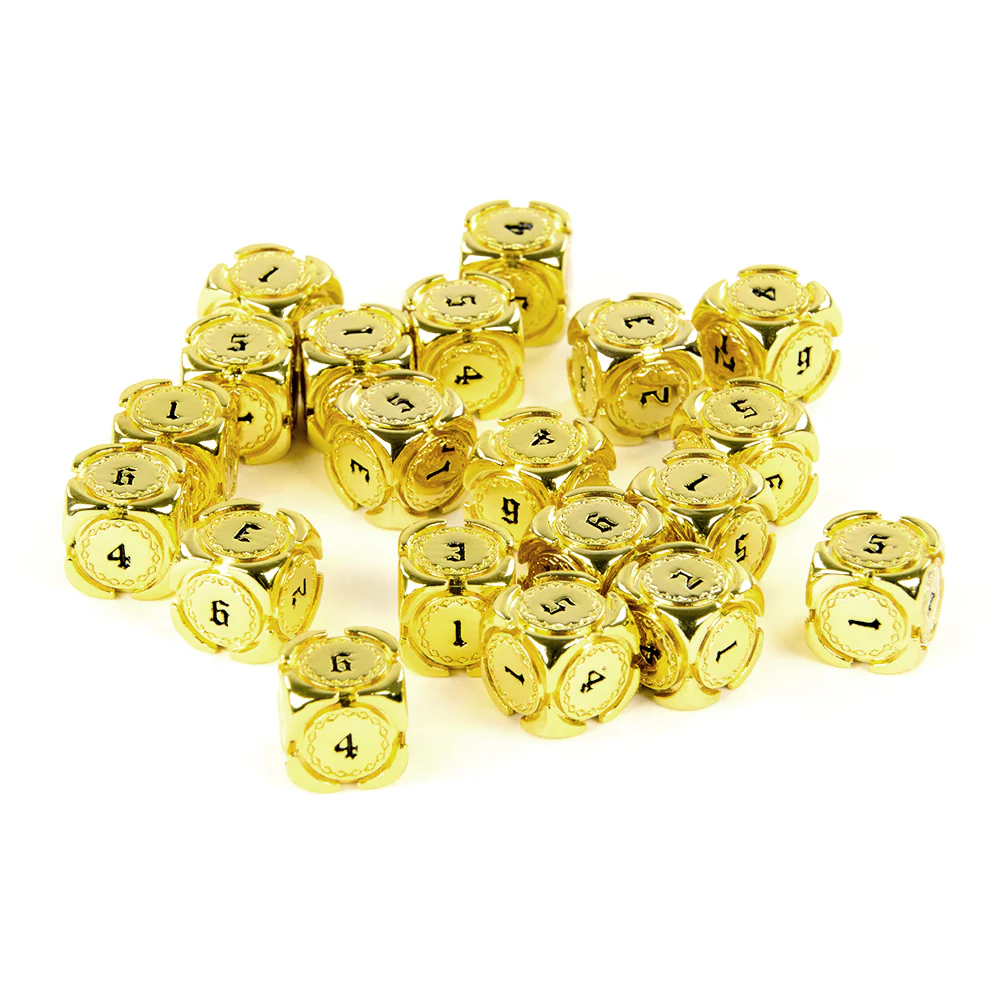 Fantasy Metal 12mm D6 Dice (10 Pack) - Image 4