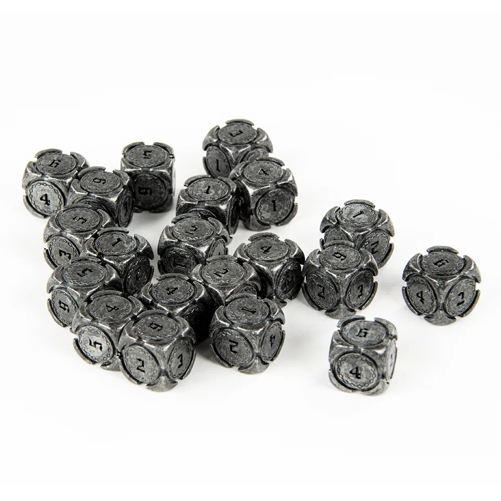 Fantasy Metal 12mm D6 Dice (10 Pack) - Image 5
