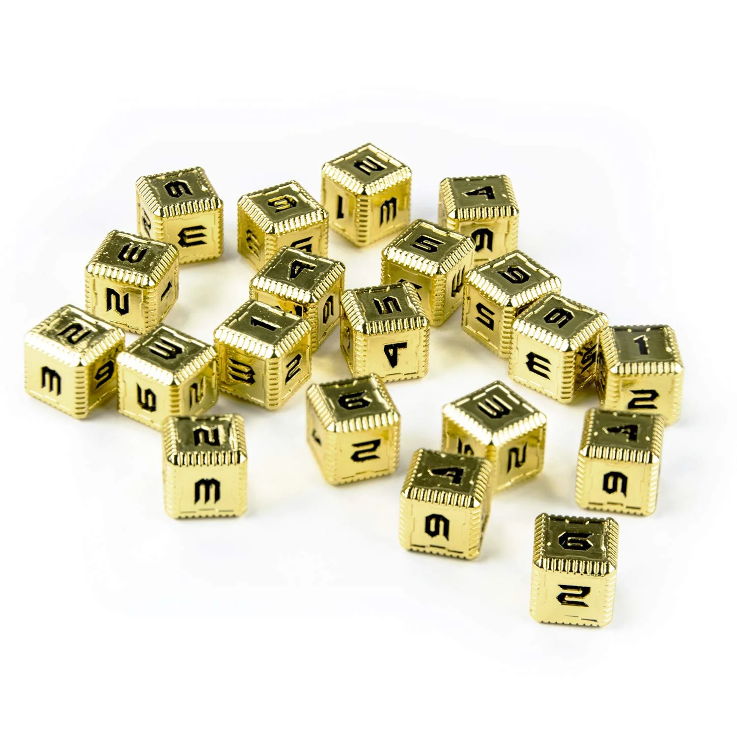 Sci-Fi Metal 12mm D6 Dice (10 Pack) - Image 4