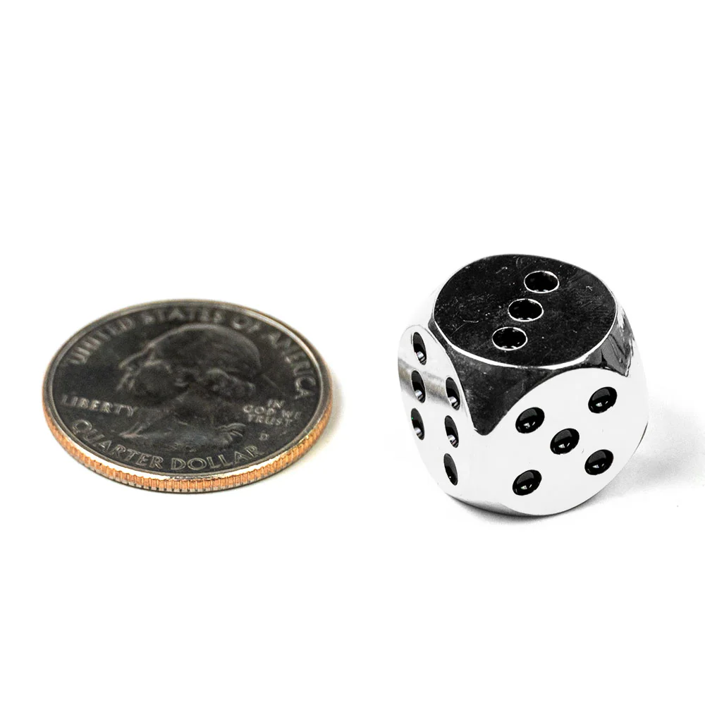 Rounded Metal 16mm D6 Dice (6 Pack) - Image 7