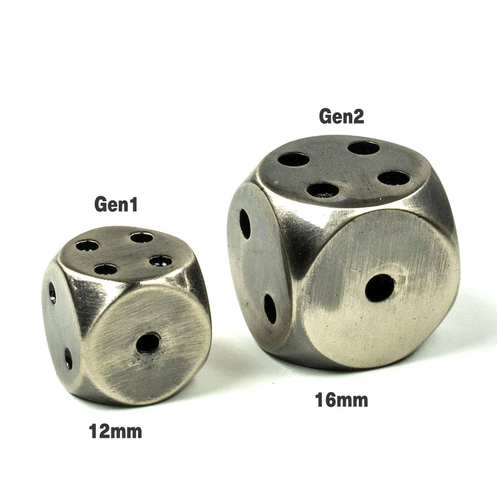 Rounded Metal 16mm D6 Dice (6 Pack) - Image 8