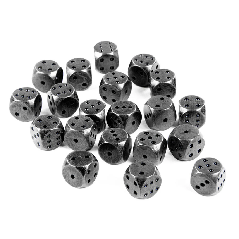Rounded Metal 12mm D6 Dice (10 Pack) - Image 5