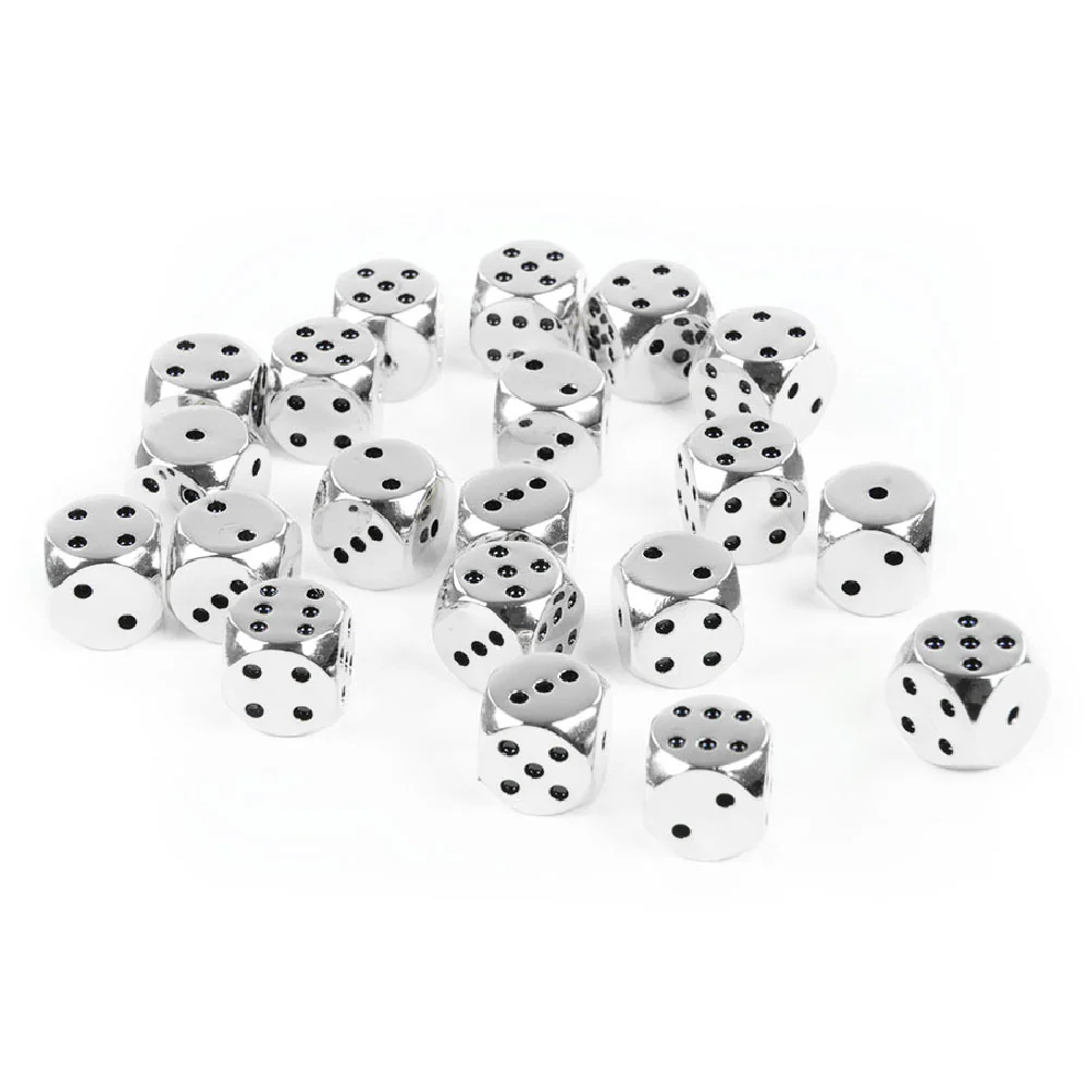 Rounded Metal 12mm D6 Dice (10 Pack) - Image 6