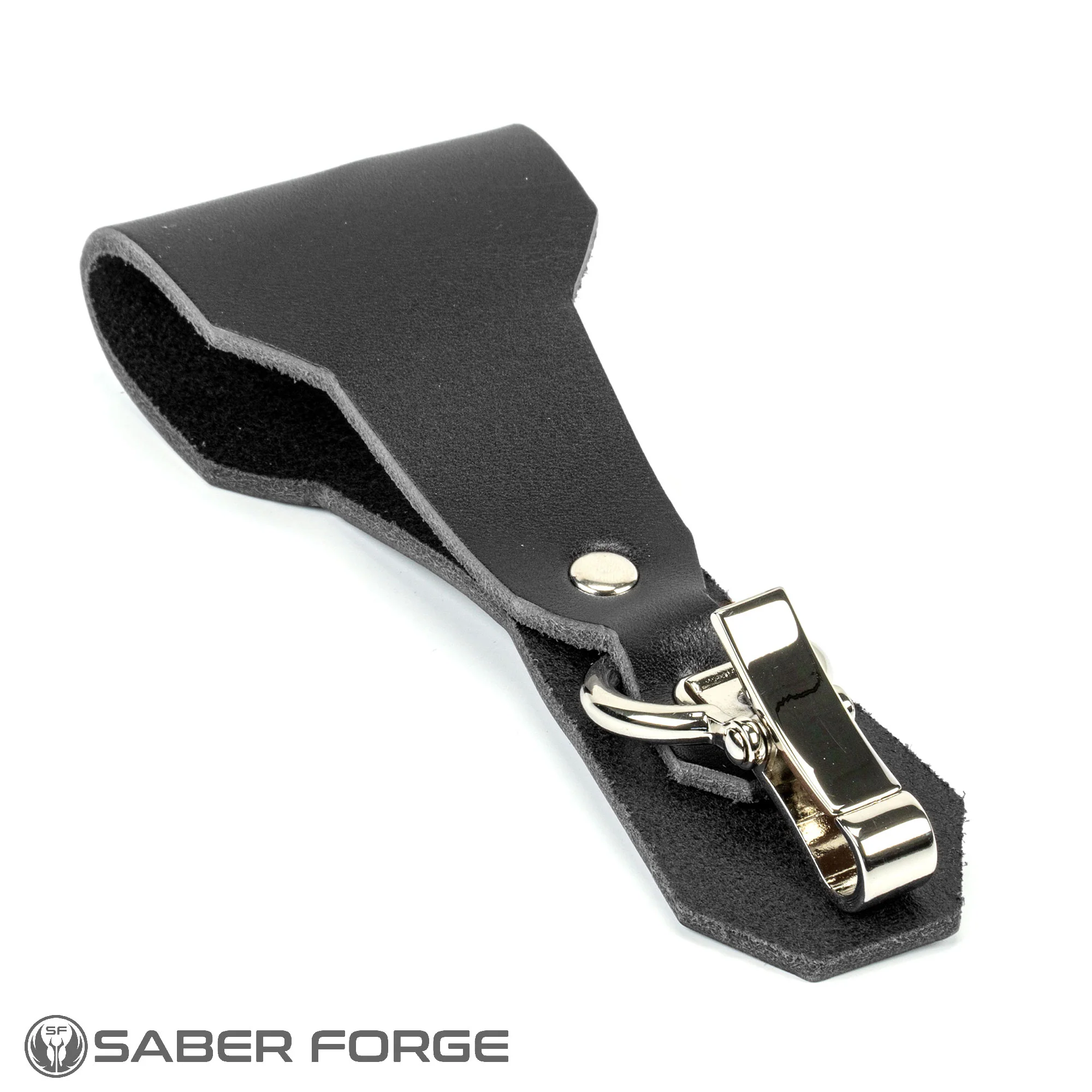 Saber D Ring Leather Clip - Image 2