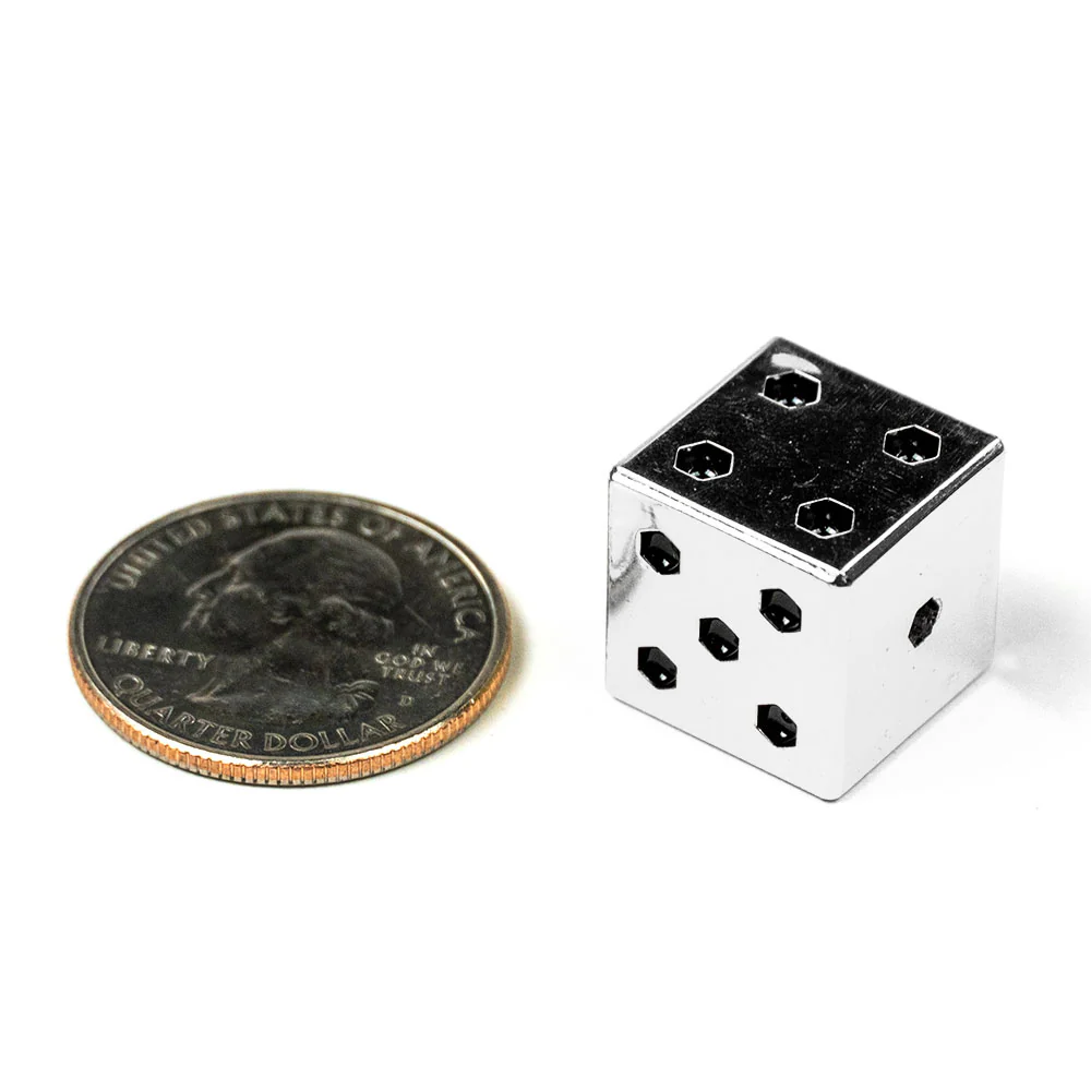 Square Metal 16mm D6 Dice (6 Pack) - Image 8